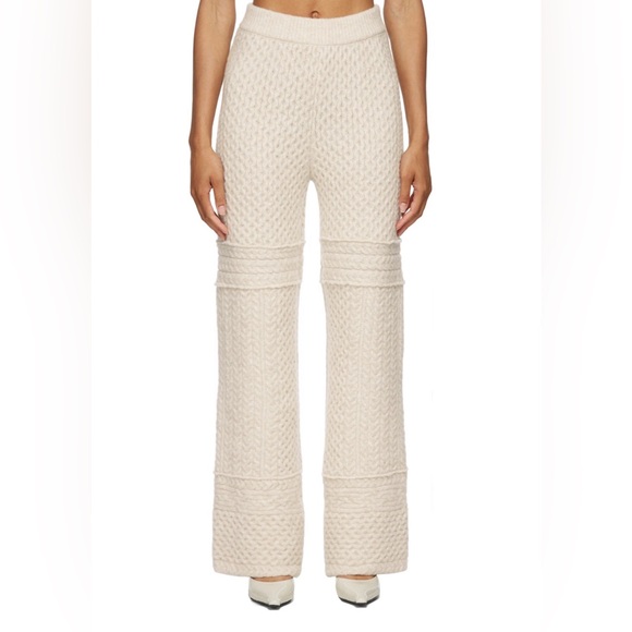 BNWOT - NANUSHKA Fina Cable Knit Trousers - Picture 6 of 10